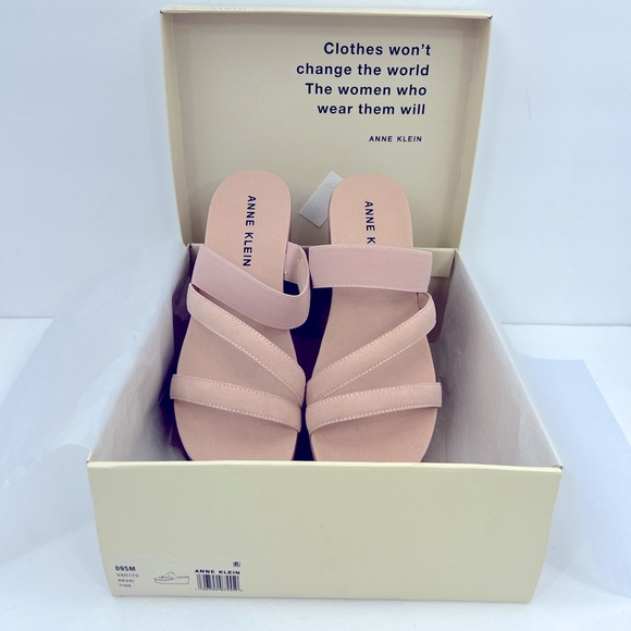 ANNE KLEIN,AKVAI PINK SLIP-ONS PLATFORM ELASTIC TOP W/SUPER CUSHION SOLE,SIZE9.5 - Picture 14 of 16